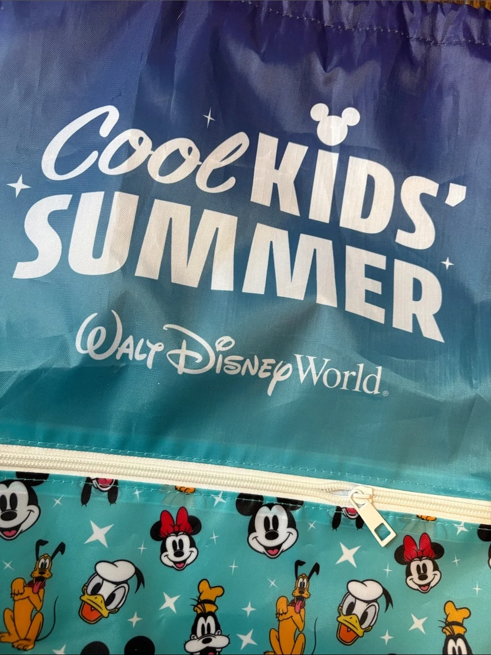 Disney drawstring backpack